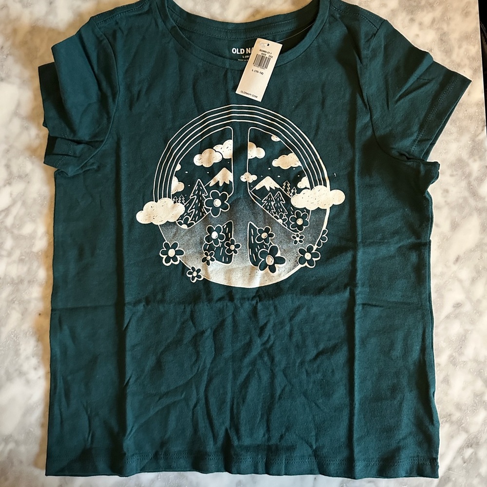 Old Navy Girl Size L Tee NWT
